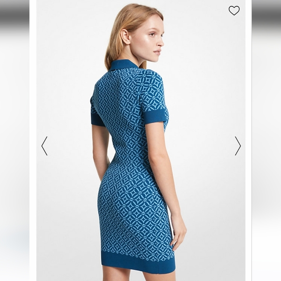 COPY - Michael Kors Logo Jacquard Dress - Picture 2 of 4